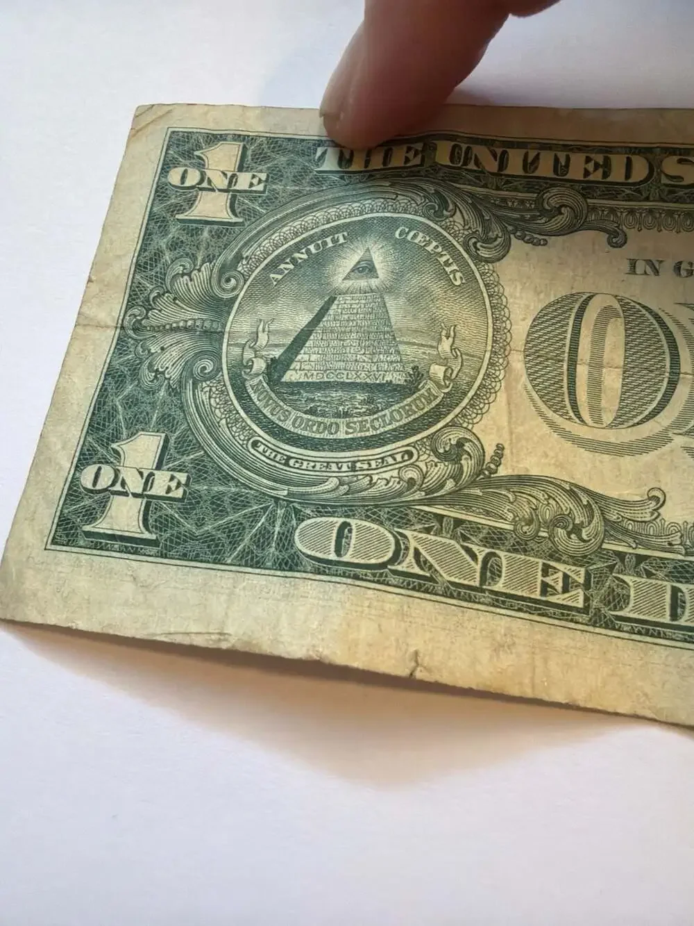 1957 B $1 One Dollar Silver Certificate Blue Seal Banknote - Picture 6 of 6
